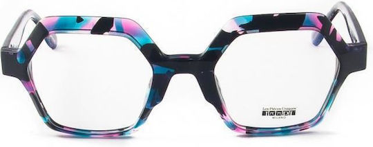 Les Pieces Uniques Frida Plastic Eyeglass Frame Brown Tortoise Lpu-frida-82