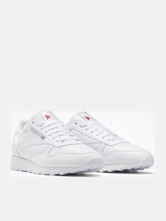 Classic Leather Sneakers Beige