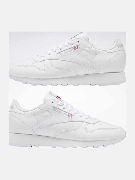 Classic Leather Sneakers Beige