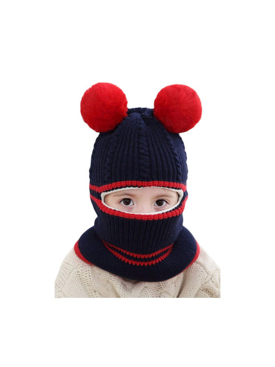 TakTakBaby Kids Beanie Knitted Blue