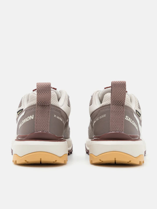 Salomon X Ultra 360 Edge Gtx Damen Wanderschuhe Wasserdicht mit Gore-Tex Membran Beige