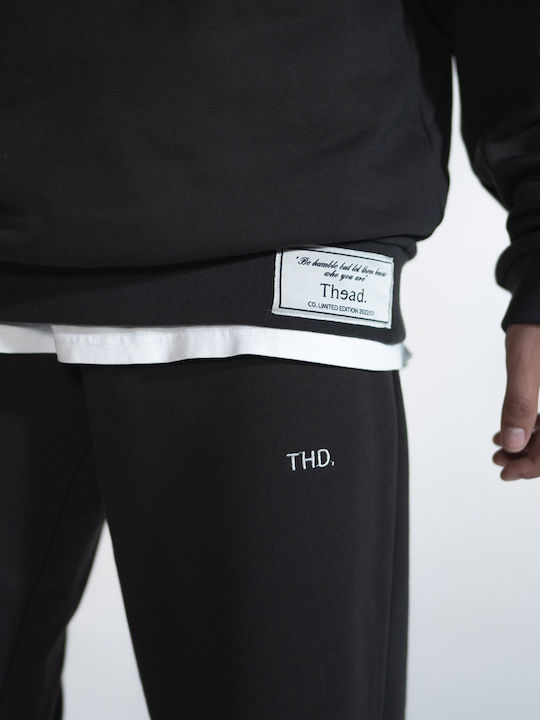 Jogginghose mit Gummizug Braun