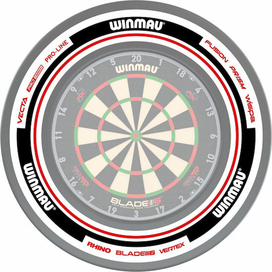 Advance Weiß Rot Dartboard Surround Winmau