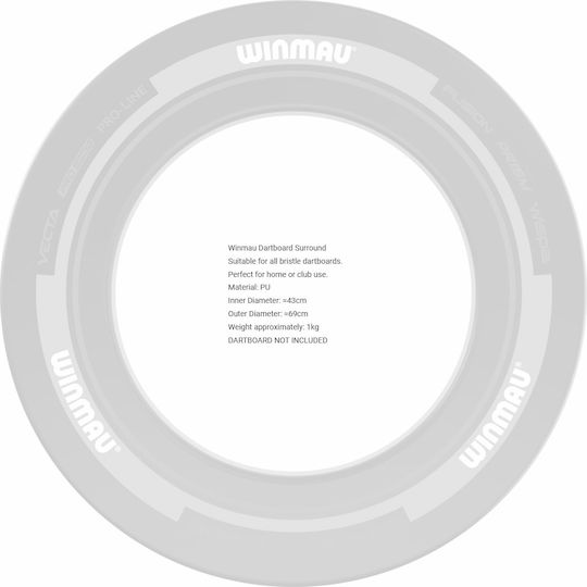 Предпазен ринг за дартс Advance черно-червен Winmau
