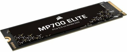 Corsair MP700 ELITE SSD 1TB τύπου M.2 με σύνδεση PCI Express 5.0 (PS5 Compatible) CSSD-F1000GBMP700ENH