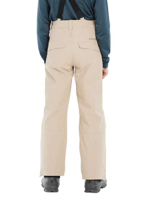 Protest Spiket 4810200-567 Kids Dungarees for Ski & Snowboard Beige