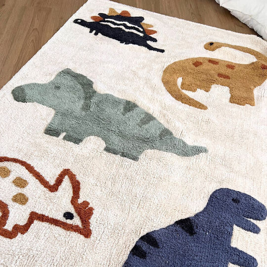 Baby Bliss Παιδικό Χαλί Βαμβακερό Μπεζ 120x160cm