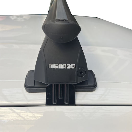 Menabo Μπάρες Οροφής Αλουμινίου για Citroen C4 Cactus (Σετ με πόδια)
