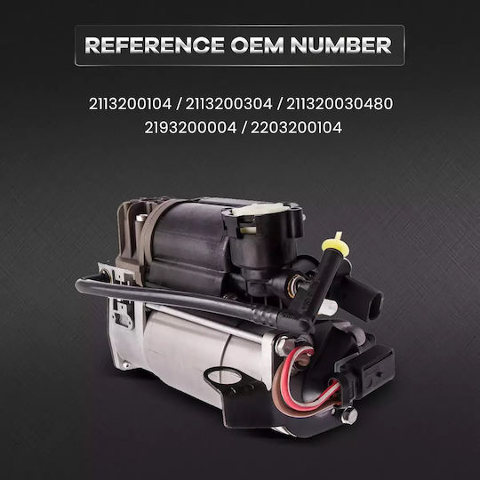 Air Suspension Compressor Pump Compatible Mercedes W220 S-class & W211 Oem Part Number 211320