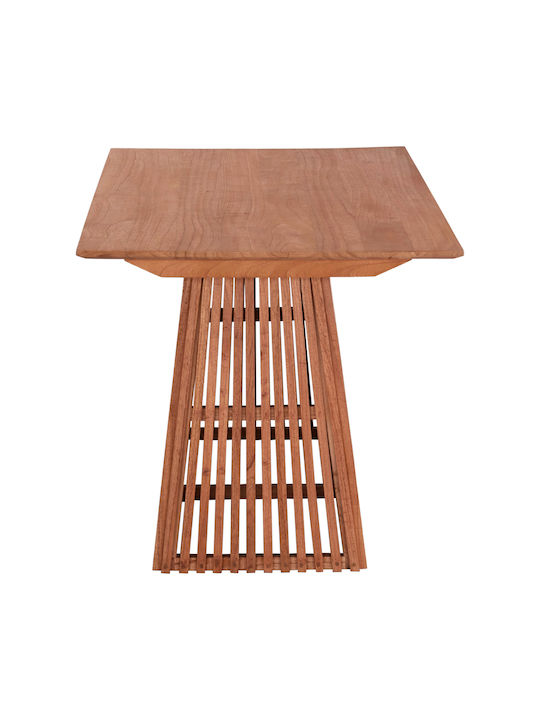 Frantz Table Dining Room from Solid Wood Brown 160x79.5x76.5cm