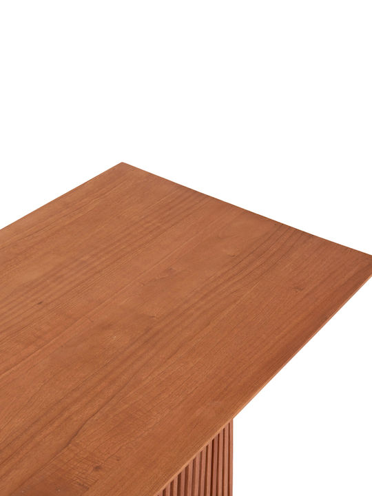 Frantz Table Dining Room from Solid Wood Brown 160x79.5x76.5cm