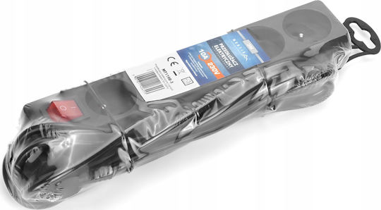 Montis Cable Power Strip 5 Positions with Cable 3m
