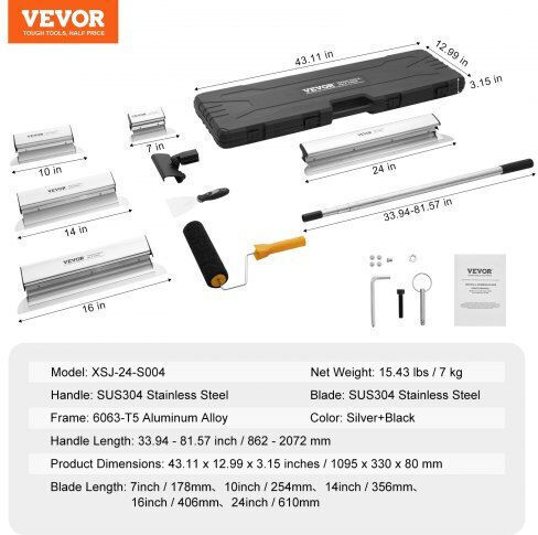 Vevor Spatulă pentru plăci de ipsos Inox 80mm DBSNZGDTZB5P59QZ2V0