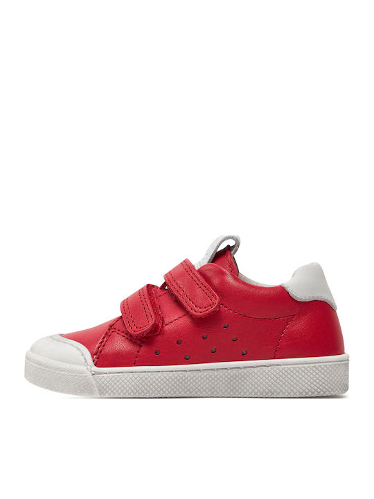 Kids Sneakers High with Scratch Red
