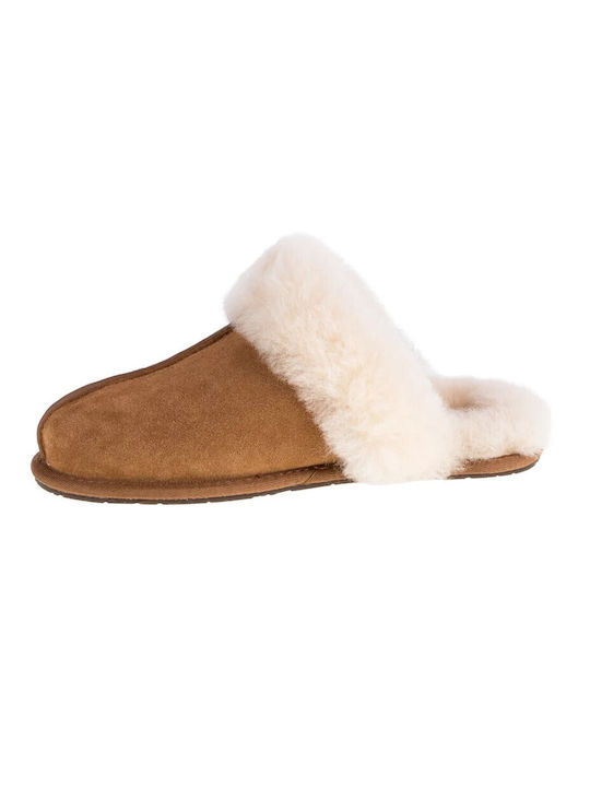 Ugg Australia W Scuffette Ii Regenerate Winter Women's Slippers in Brown color