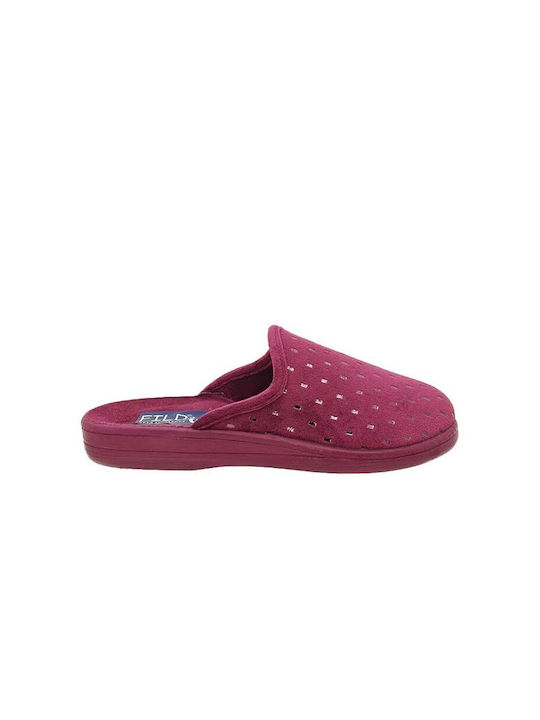 Fild Anatomic Mary Winter Women's Slippers in Burgundy color