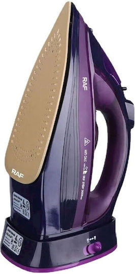 Raf Dampfbügeleisen 2400W mit Antihaftsohle Purple