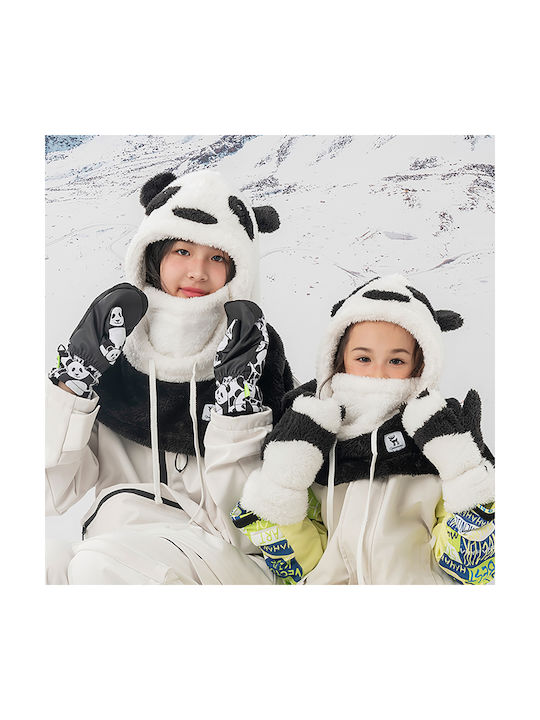Qunature Kinder Ski- & Snowboardhandschuhe Schwarz