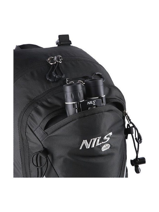 Nils Ορειβατικό Σακίδιο 20lt Αδιάβροχο Μαύρο Daypack
