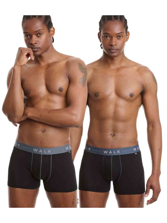 Walk Men's Boxers Black 2Pack