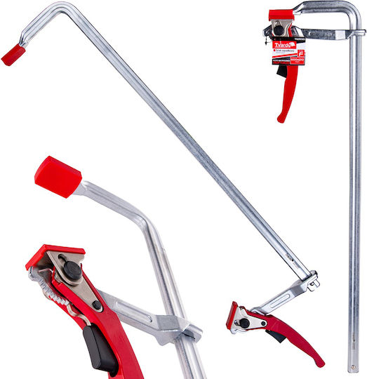 F-type Carpentry Clamp Ratchet 600 X 120 Mm Tvardy T00590