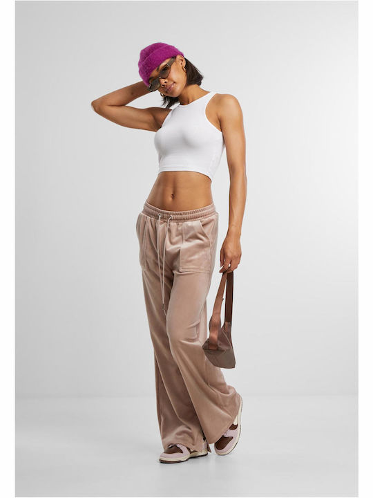 Sweatpants Velvet Duskrose