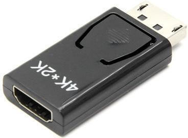 PremiumCord Μετατροπέας DisplayPort / HDMI male σε DisplayPort / HDMI female Χρυσό 1τμχ
