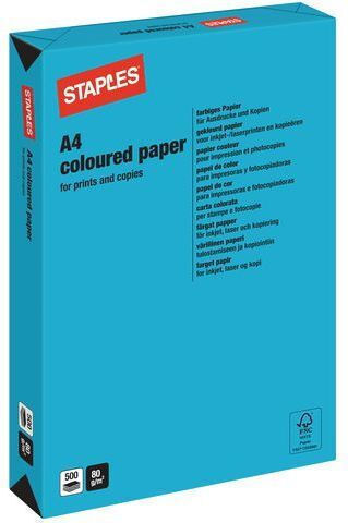 Χαρτί Εκτύπωσης A4 80gr/m² 500 φύλλα Μπλε