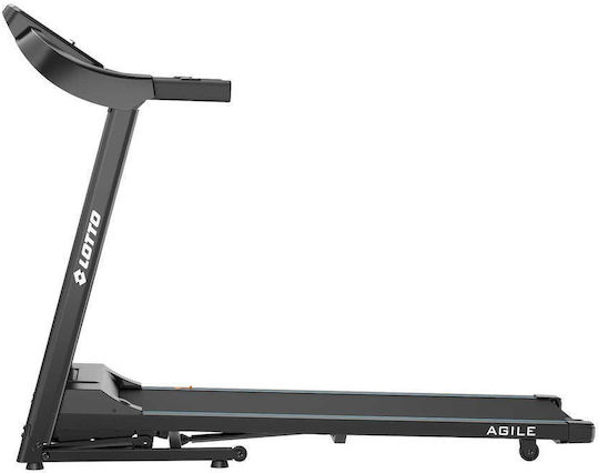 Lotto Agile 1.5hp Ηλεκτρικός Αναδιπλούμενος Διάδρομος Γυμναστικής για Χρήστη έως 100kg