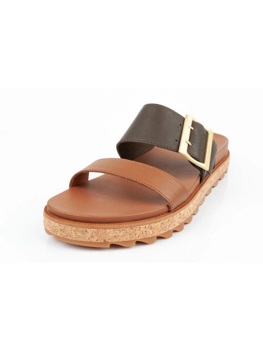 Sorel Roaming Women's Flat Sandals in Brown Color