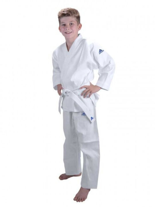 adidas Gi J181 Kids Judo Trousers White