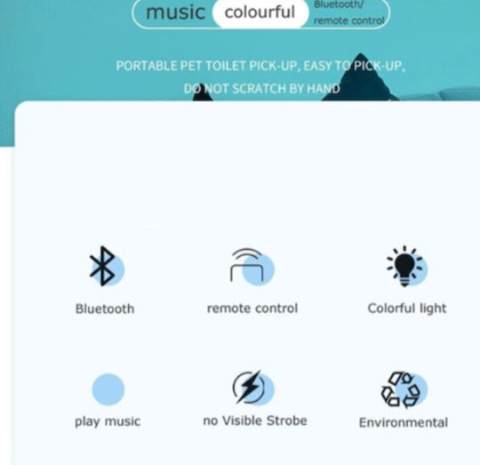 Led Speaker 4 Adjustable Arms Rgb Bluetooth Remote Control