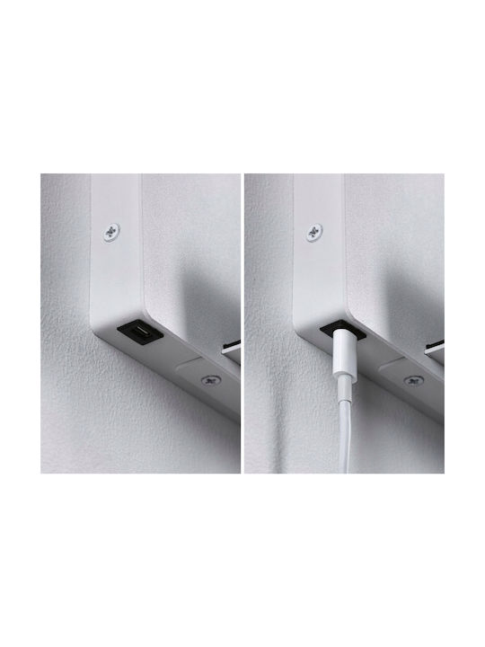 Lamp Wall Socket with Integrated LED and Warm White Light