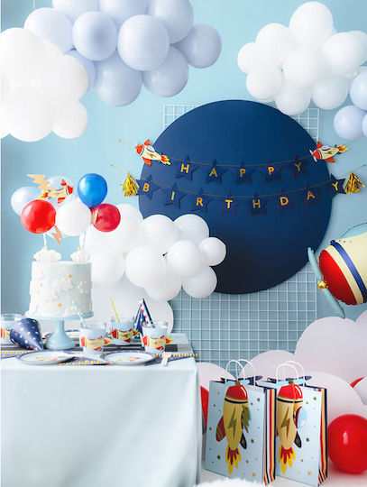 PartyDeco Χάρτινη Τσάντα για Δώρο Πολύχρωμη 10x24x35.5εκ.
