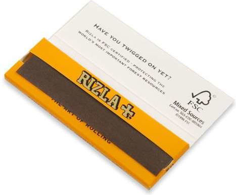 Rizla Rich Liquorize Листчета за свиване на цигари Стандартна Цигарен хартия 50 листове 1бр