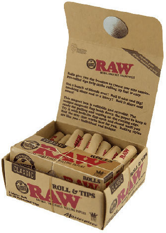 Raw Masterpiece Cigarette Rolling Roll with Cone Tips 3m 1pcs