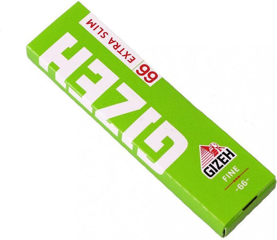 Gizeh Χαρτάκια Στριφτού Τσιγάρου Extra Slim 66 φύλλα 1τμχ