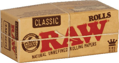 Raw Classic Ролка за свиване на цигари Slim King Size 5м 1бр