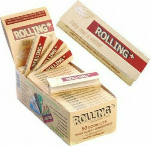 Rolling Beige Χαρτάκια Στριφτού Τσιγάρου 50 φύλλα 1τμχ