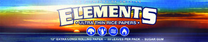 Elements Foot Long Χαρτάκια Στριφτού Τσιγάρου 24 φύλλα 1τμχ