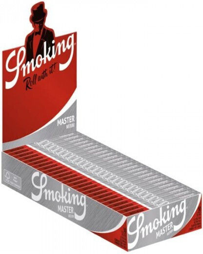 Smoking Master Silver Χαρτάκια Στριφτού Τσιγάρου 1+1/4 50 φύλλα 25τμχ
