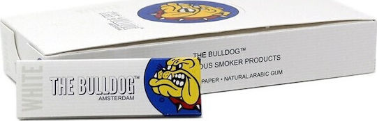 The Bulldog Amsterdam White Листчета за свиване на цигари Стандартна 50 листове 25бр