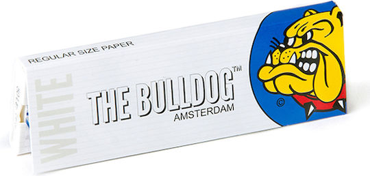 The Bulldog Amsterdam White Листчета за свиване на цигари Стандартна 50 листове 25бр