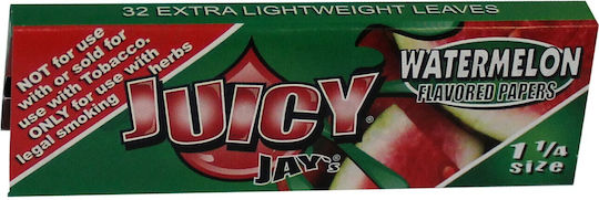 Juicy Jays Watermelon Cigarette Rolling Papers 1+1/4 32 sheets 1pcs