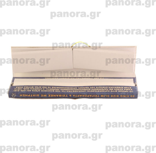 Tou Pappou Cigarette Rolling Papers Slim King Size with Cone Tips 33 sheets 1pcs
