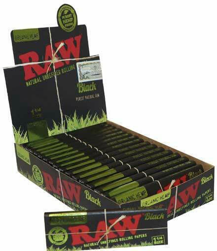 Raw Organic Hemp Листчета за свиване на цигари 1+1/4 50 листове 24бр