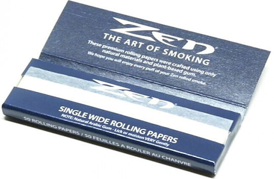 Zen Collection Blue Cigarette Rolling Papers 50 sheets 1pcs