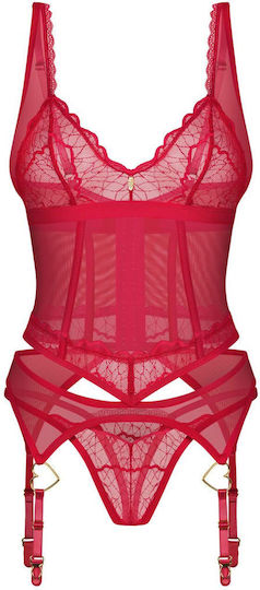 Obsessive Cupide Sexy Corset Red