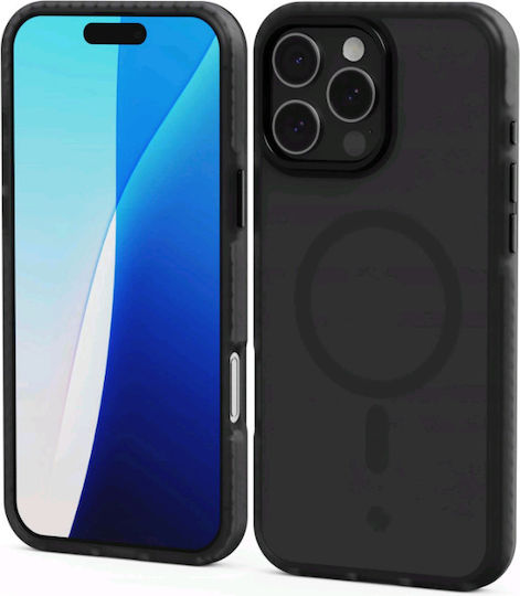 Spacecase Hybrid Fusion Mag Задна корица Пластмаса Черен (iPhone 16 Pro Max)