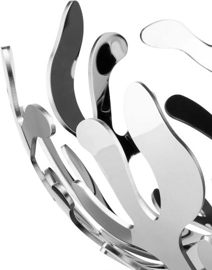 Alessi Φρουτιέρα Μεταλλική Κόκκινη 25x9εκ.